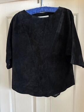 Wilsons Wms Suede and leather Black Top size Med